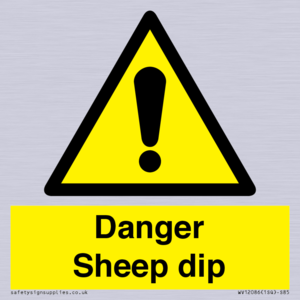 Danger Sheep dip